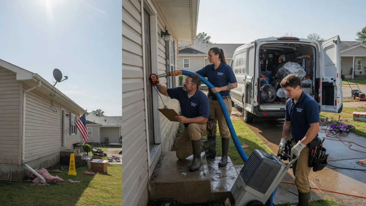 Ceiling Water Damage Restoration in Eustace, TX near me